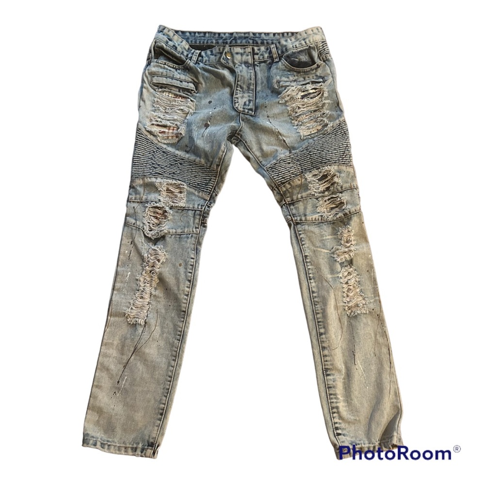 Bie Pa Paris Men’s Distressed Jeans Sz. 38